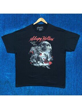 Sleepy Hollow The Headless Horseman Heads Will Roll Tee 2X